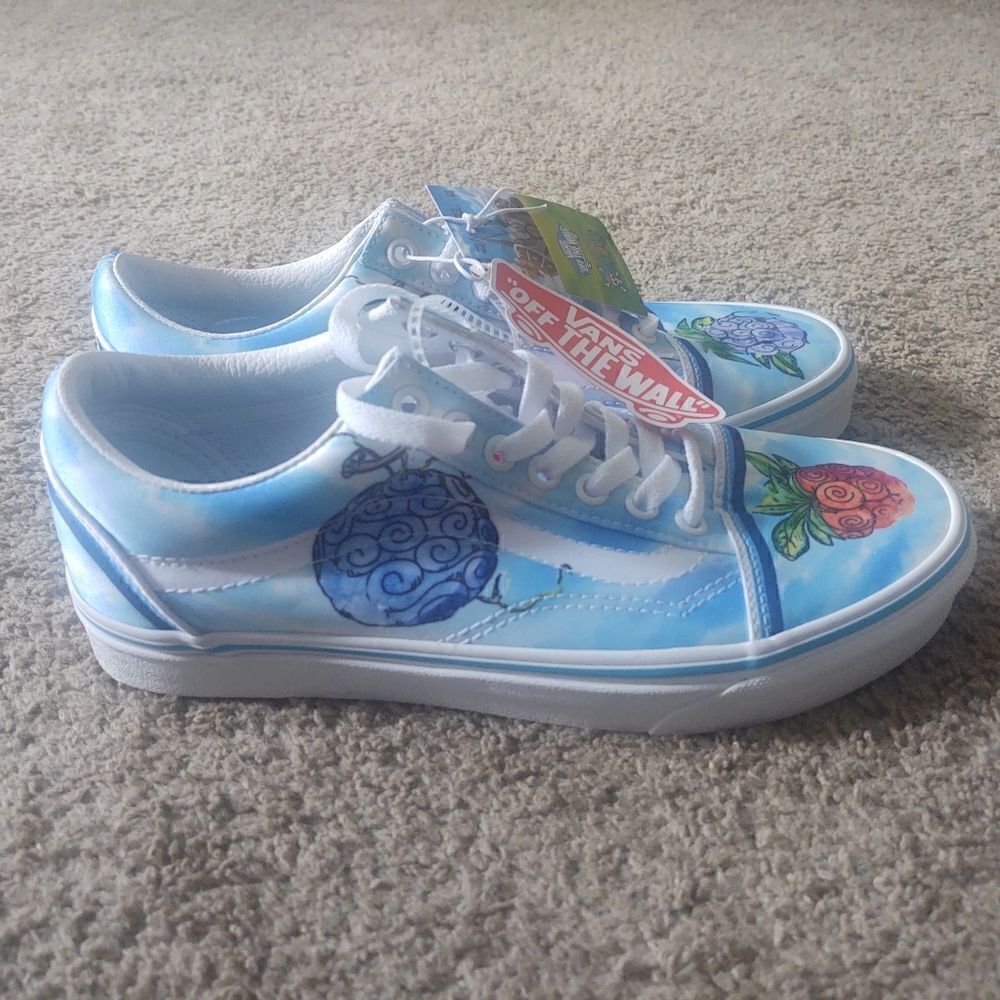 Vans X One Piece Old Skool Sneakers Devil Fruit Sneakers BRAND NEW WITH TAGS - Picture 2 of 8
